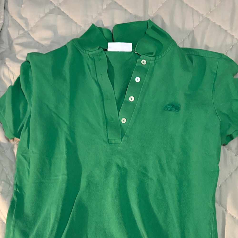 Lacoste Vibrant Green Polo Shirt